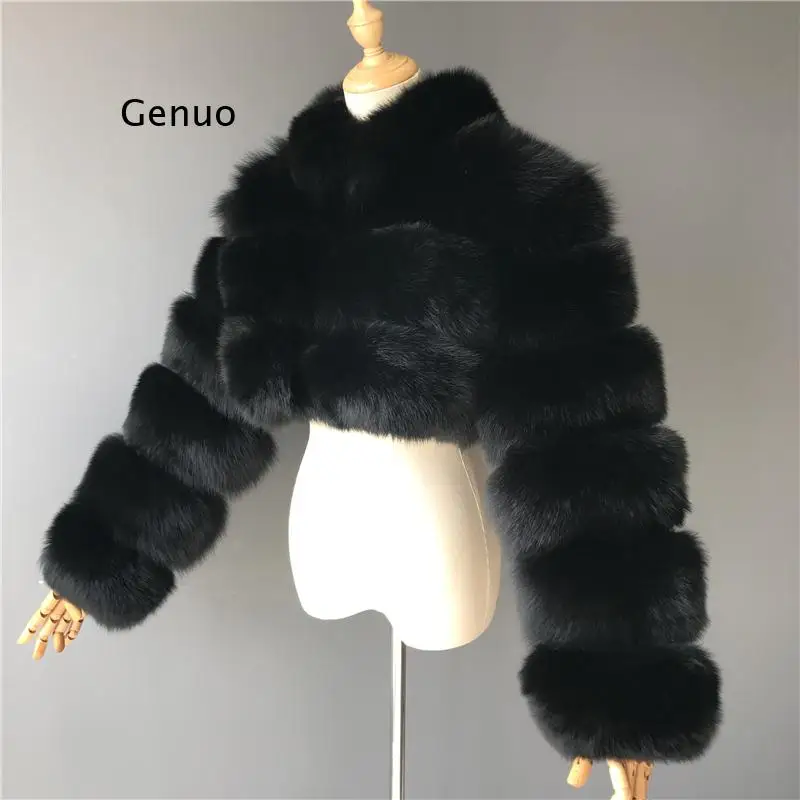 Luxury Mink Coats Women Winter Top Fashion Pink FAUX Fur Coat Elegant Thick Warm Outerwear Fake Fur Woman Jacket