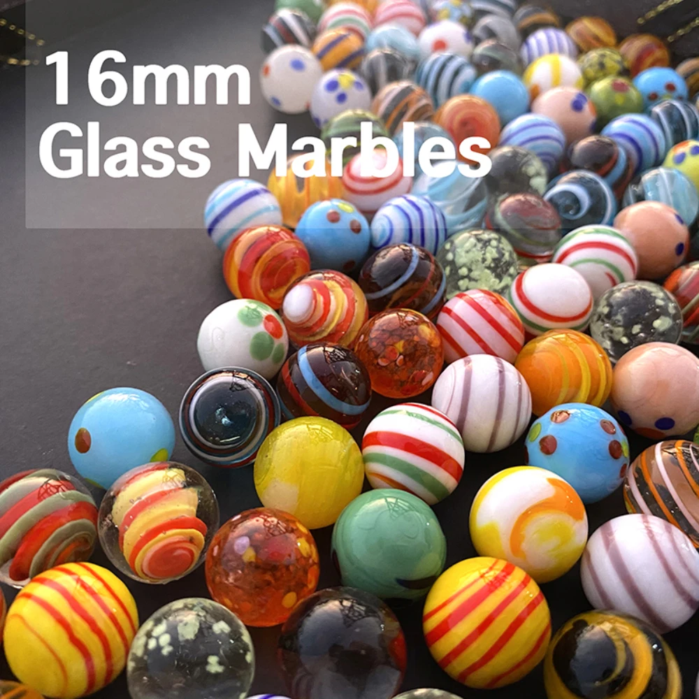 G1 16MM Marbles Crystal Ball Glass Ball Stained Glass Photography Accessories Vase Fish Tank Room Decor Christmas Balls