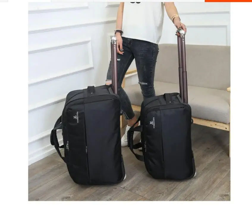 Men Large capaicty Rolling Luggage Bag Travel Trolley bag with wheels luggage suitcase Travel bags on wheel wheeled Rolling Bags