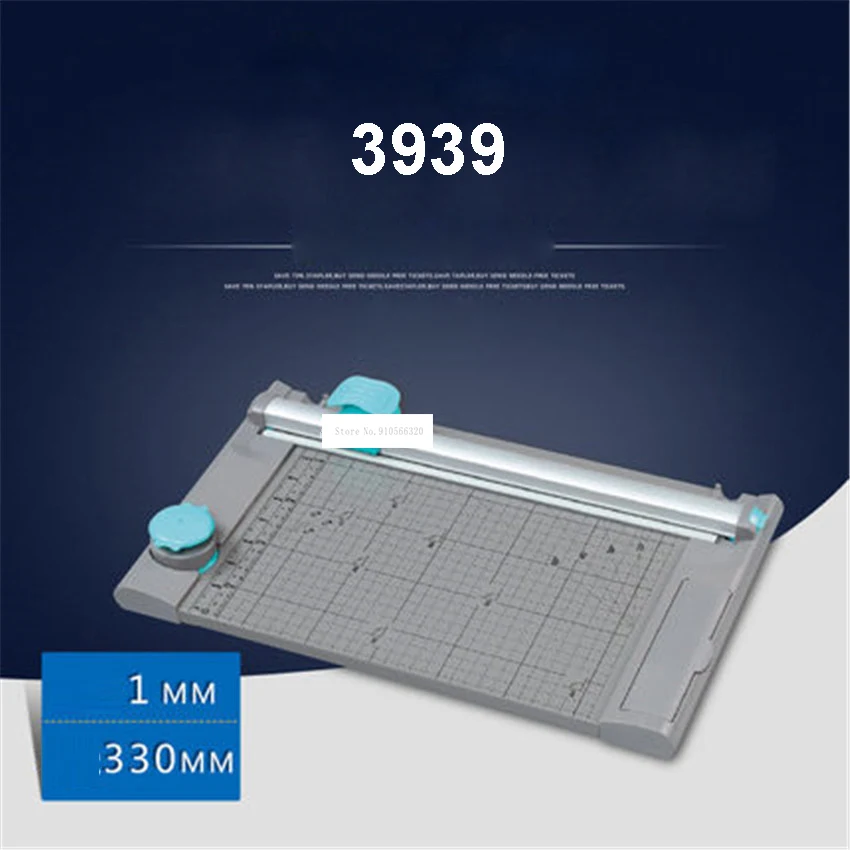 

3939 Multi - function A4 manual cutter wave dashed paper cutter,Cutting length 330mm aluminum alloy Material Paper Trimmer