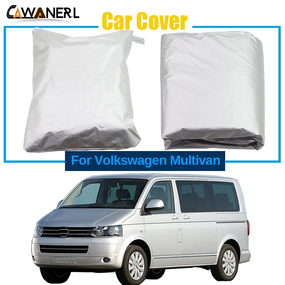 Car Cover For Volkswagen Multivan Outdoor Indoor Sunshade Anti-UV Sun Snow Rain Dust Protection Windproof Full MPV Cover