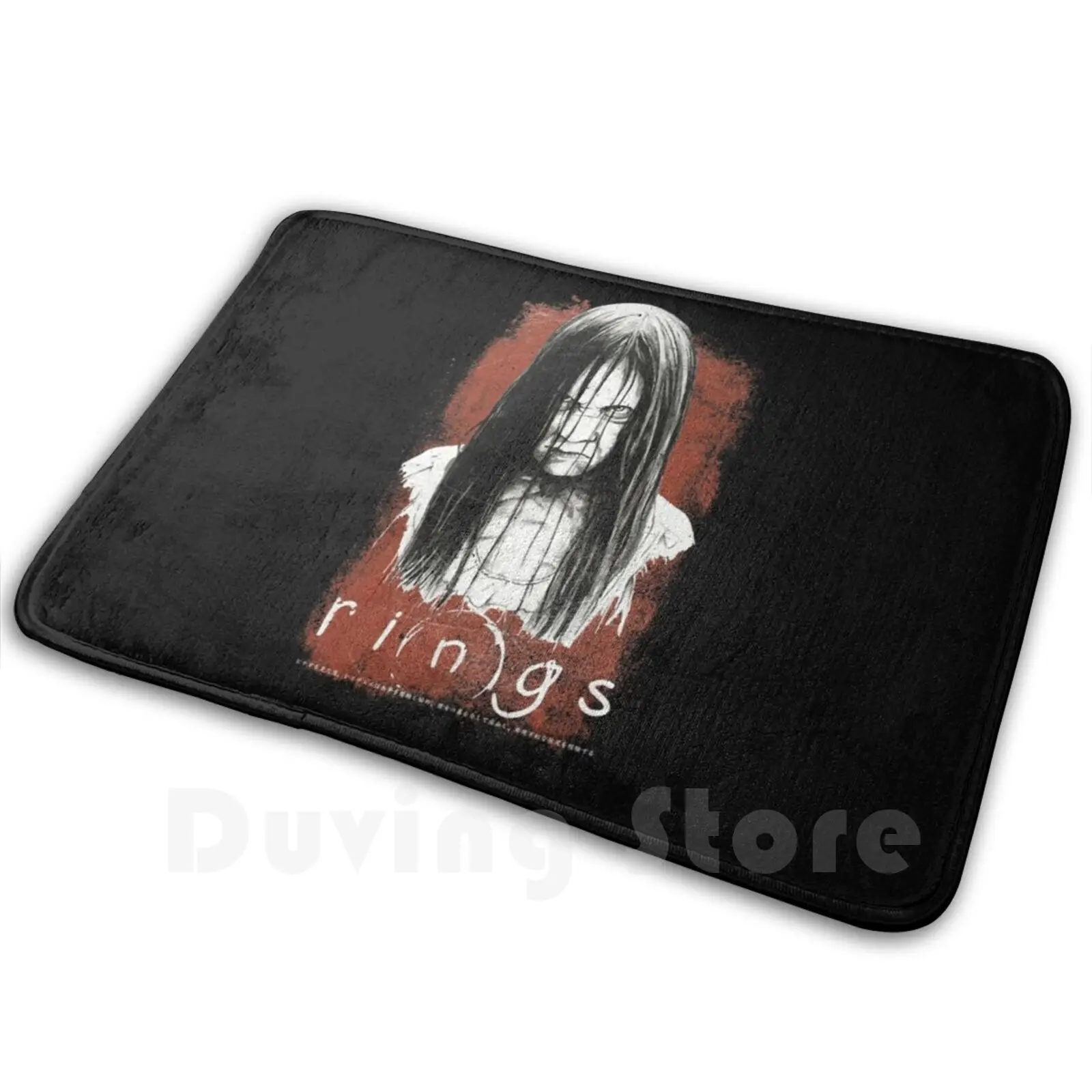 Samara Morgan-Scary Movies Mat Rug Carpet Anti-Slip Floor Mats Bedroom The Ring Rings Samara Scary Movies Cine Classics Horror