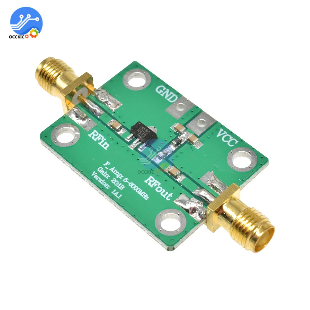 HMC580 Vpp=5V RF 1-1000MHz Low Noise Amplifier Broadband Module Receiver 20dB High Gain Wide Frequency Amplifier