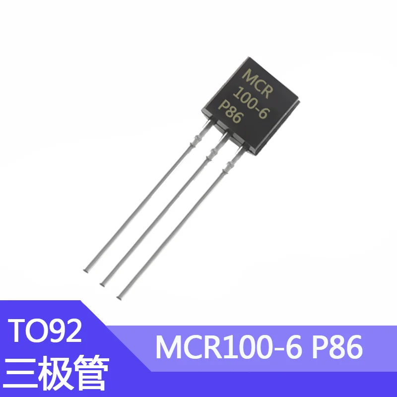 50pcs MCR100-6 0.8A/400V TO-92 MCR 100-6 TO92 Darlington MCR100-8 MCR 100-8 100 8