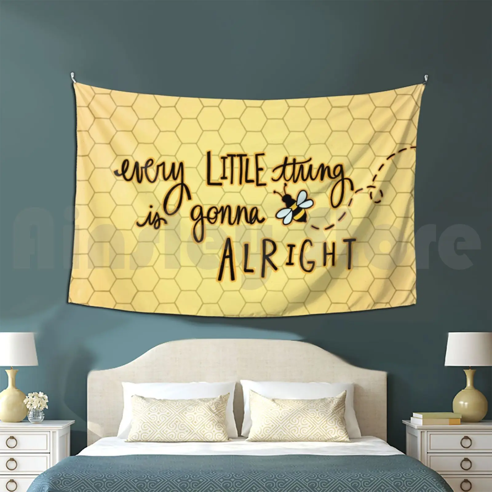 Tapestry Bee Alright 3022 Bee Gonna Be Alright Positive Positivity Kindness Nhs Stick Together