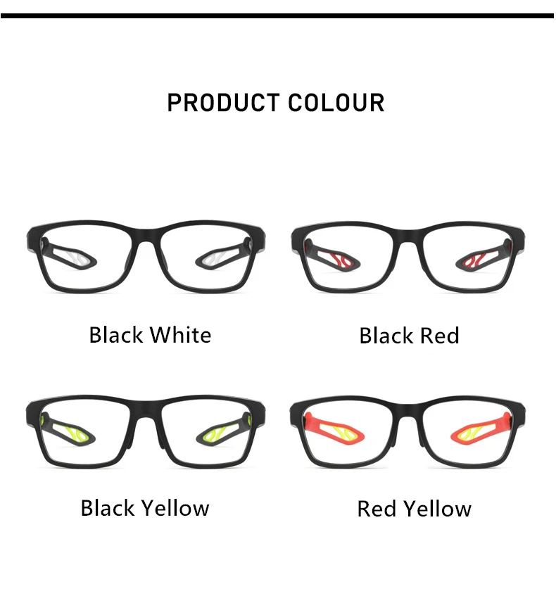 Männer Und Frauen Mode Im Freien Reiten TR90 Brille Nicht-Slip Myopie Basketball Sport Brille Super Licht Und Komfortable YD1927 – Detail 6