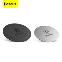 Baseus Magnetic Disk For Car Phone Holder Metal Leather Iron Sheets Plate Use  Magnet Mount Mobile Phone Holder Stand