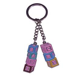 Melanie Martinez hot topic Blocks Logo Metal Key Ring Chain Spell it out for the cry babies in your life Keychain