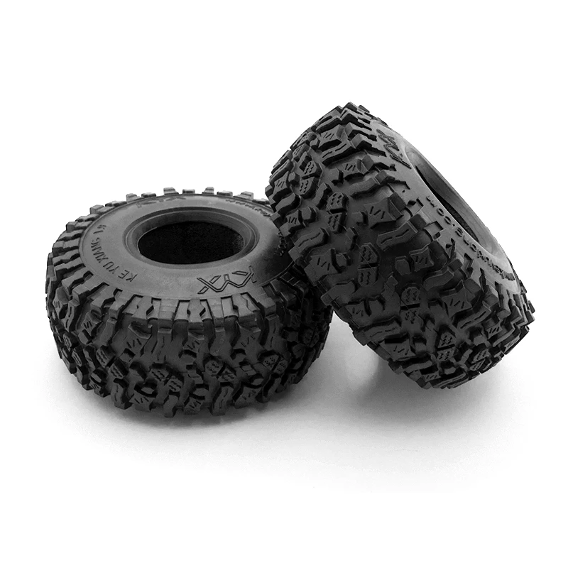 KYX Racing Rubber 1.9 Inch Tire 118mm x 45mm Tyre for 1/10 Rc Crawler Car Axial SCX10 II 90046 D90 Wraith Traxxas TRX4 (2pcs)