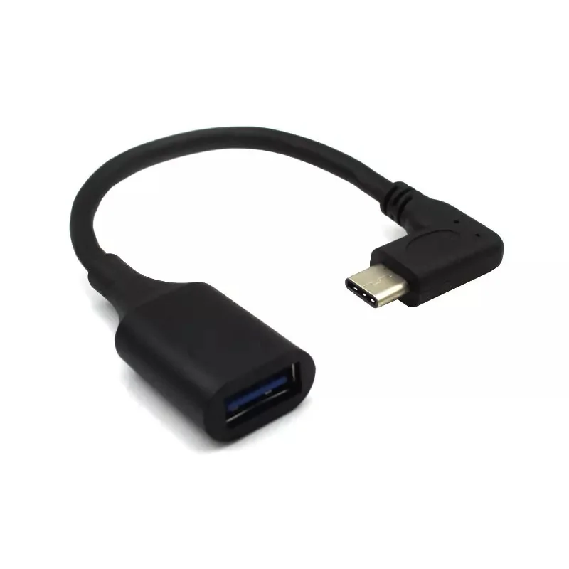 USB 3.1 Type C колено OTG Стандартный USB3.0 длина кабеля 20 см Универсальный для мобильных телефонов и планшетов