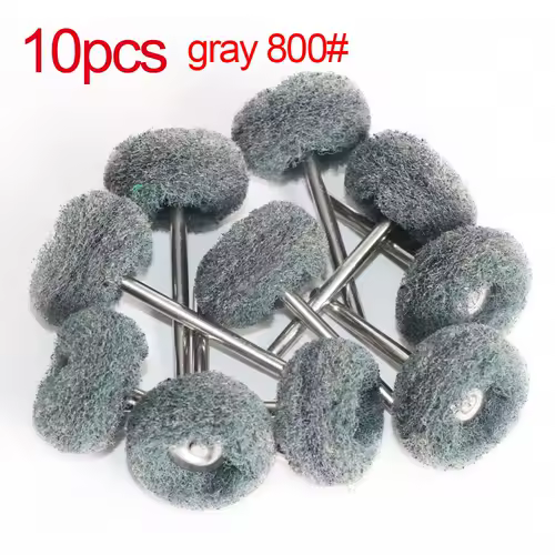 1" Wool Felt Grinding Sanding Head Abrasive Buffing Wheel 2.35/3mm Shank Cotton Thread Polishing Mini Brush for Dremel Dril - Image 17