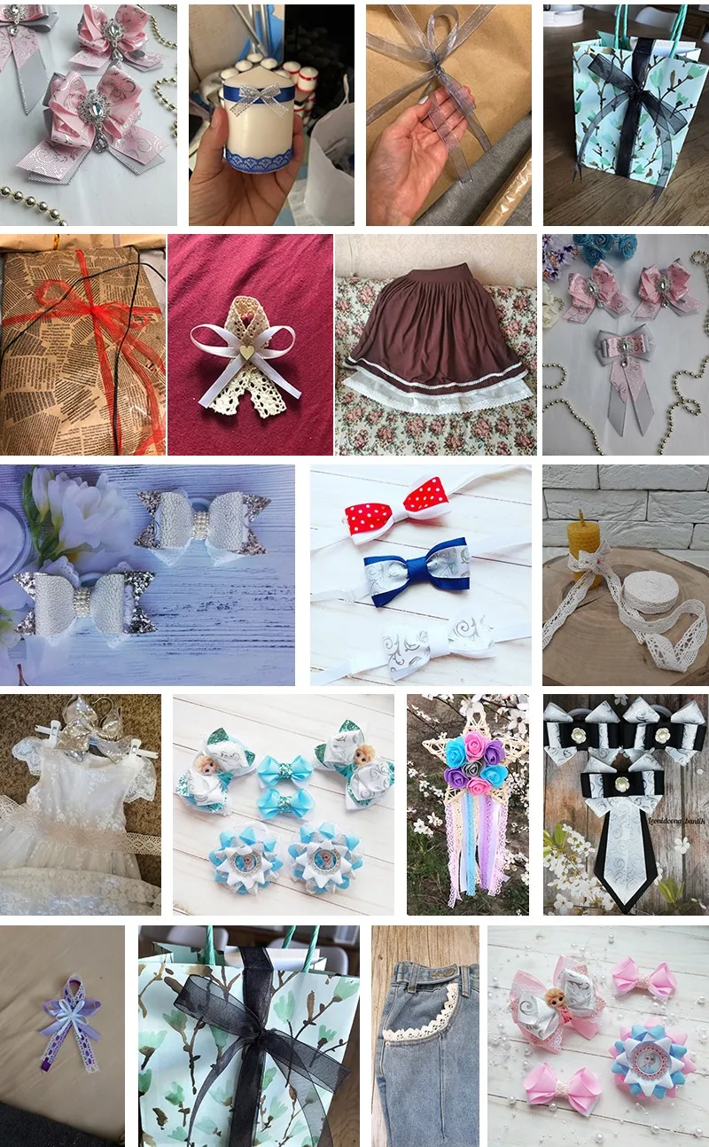 (5-25 Meter/Rolle) 10mm Cartoon Polka Dots Bedrucktes Ripsband Liebliche Spitzen-Serienbänder – Detail 6