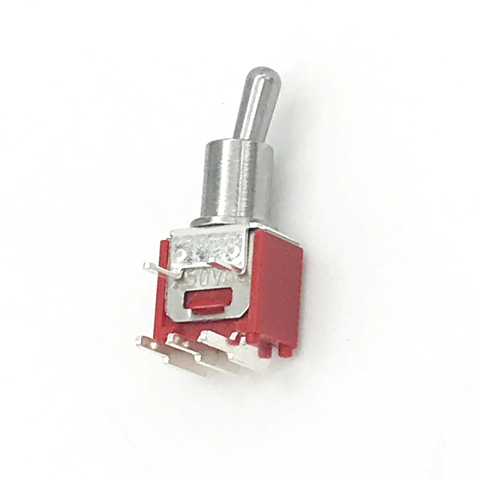 1 Pc Quality Small Toggle Switch Three Gears On -Off -On Horizontal Bending Of The Foot  2.54 Pin Pitch Rocker Arm  Power Switch