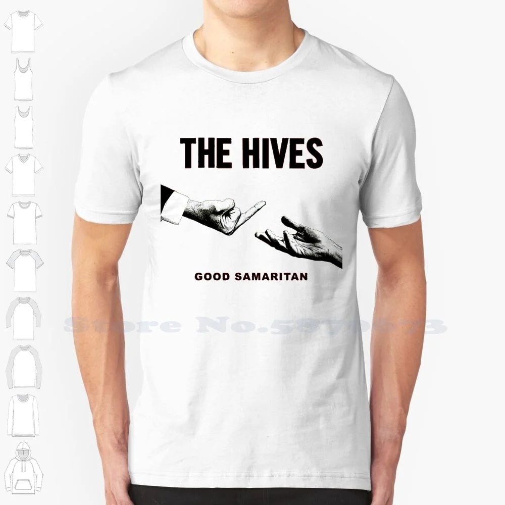 Best-The Hives 100% Cotton T-Shirt Best The Hives Ranyongko Band Journey Yes Dave Matthews