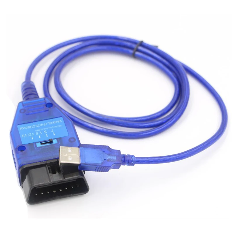 A FT232RL FTDI FT232RQ Chip Car Obd2 Diagnostic Cable Auto for VAG USB for Fiat VAG USB Interface Car Ecu Scan Tool 4 Way Switch