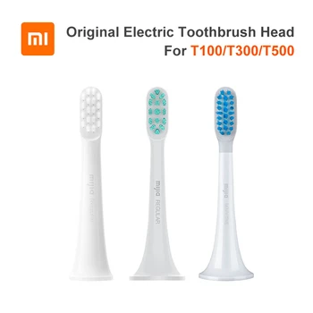 Xiaomi-オリジナルのmijiat100 t300 t500歯ブラシヘッド,3個,交換用ヘッド,口腔衛生,mi oral clean