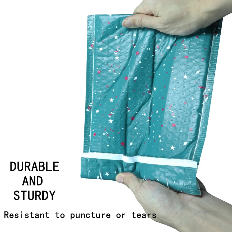 Envelope com estampa de 8x10 polegadas, envelope com plástico bolha para envio postal, 10 unidades