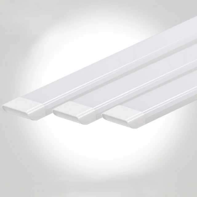 

Led Tri-proof Light 60cm 90cm 120cm 27W 40W 60W Led Tube Flat Batten Light Super Brightness 3 Linear led Light ,Free Shipping