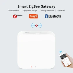 Hub de enlace inteligente Tuya ZigBee, WiFi, Bluetooth, aplicación de puente para el hogar, control remoto inalámbrico, funciona con Alexa y Google Home