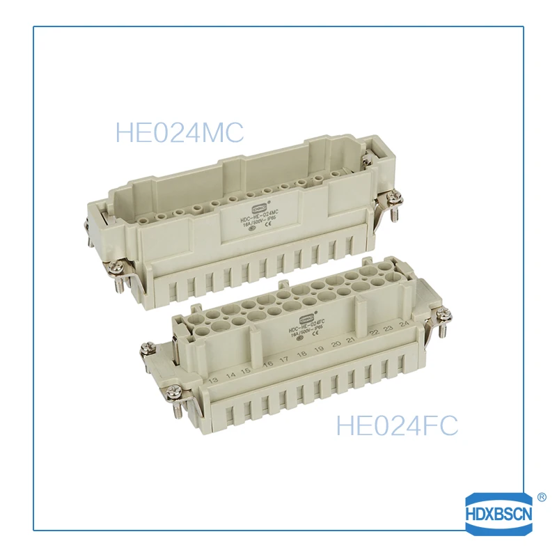 HDXBSCN HEAVY DUTY CONNECTOR TAKES MULTIPOLARES-HDC RECTANGULAR TAKES HE-024