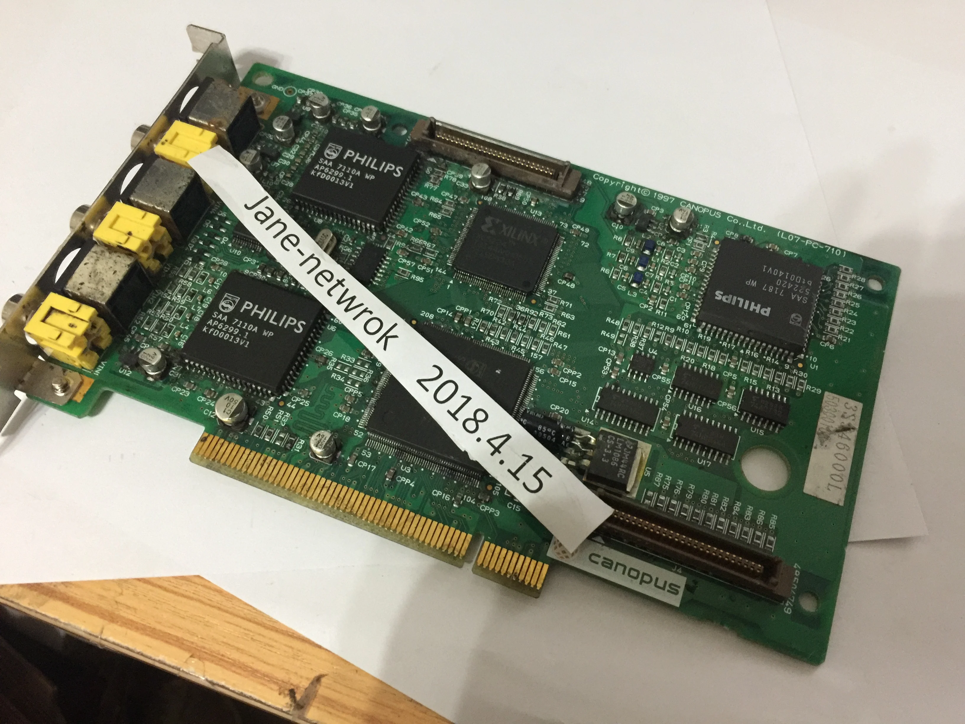 

Industrial equipment board CANOPUS L07-PC-710 Video capture card