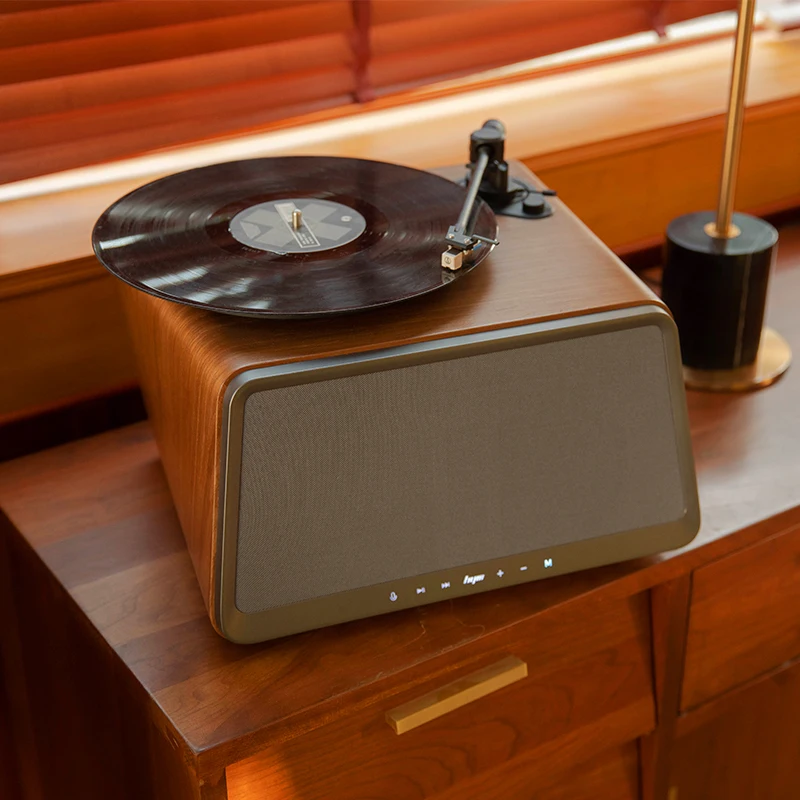 Vinyl Record Player Record Player Modern Living Room Bluetooth Speaker Sound-Keeping Smart Vinyl Record Player