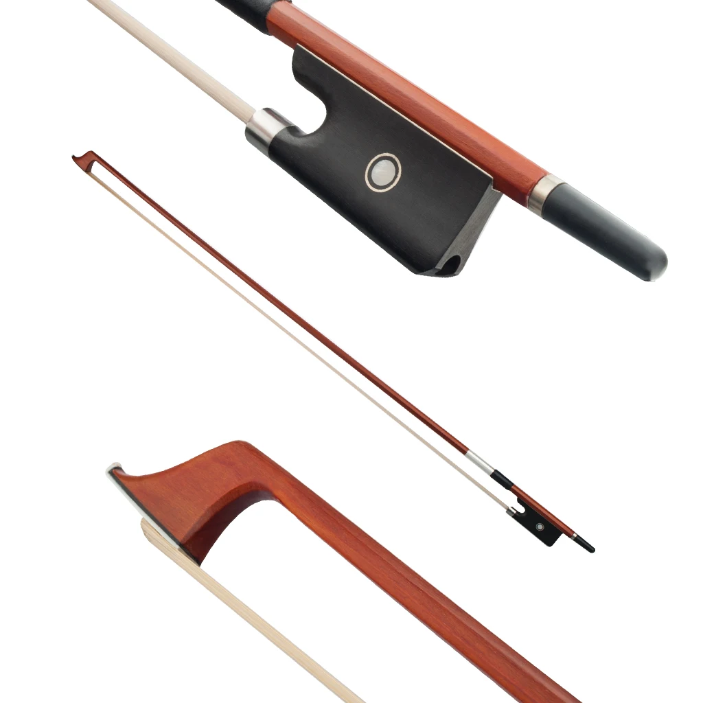 Mongolian Morin Khuur / MaTouQin/ horsefiddle Bow Brazilwood Ebony Frog White Horse Hair Specialized design