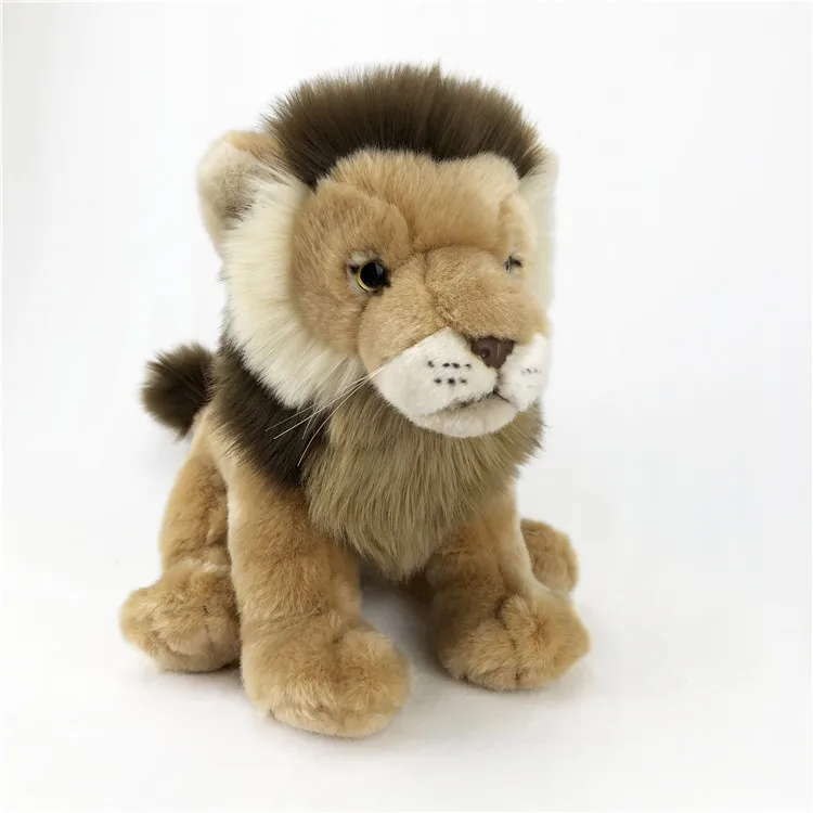 cute small high quality lion toy simulation squating lion doll gift about 25cm