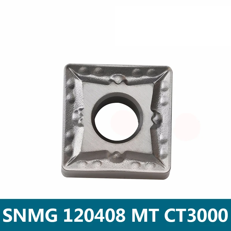 

SNMG120404MT CT3000 SNMG120408MT CT3000 Cermet квадратная CNC Поворотная лопасть CT3000 карбидная вставка для токарного станка резак инструменты