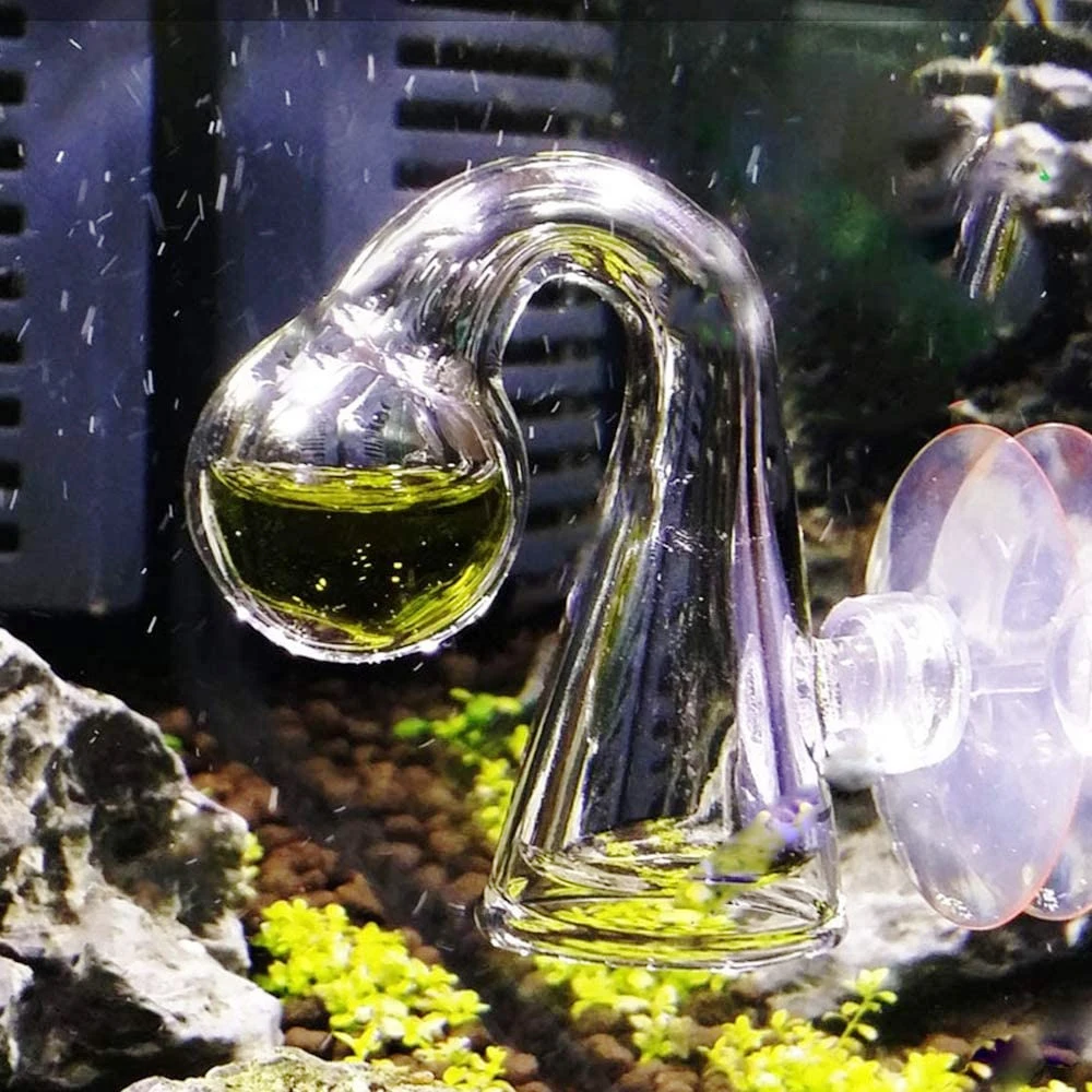 Steelco2ドロップガラス-水族館の魚のテスト用の波形化ガラスモニターco2キット