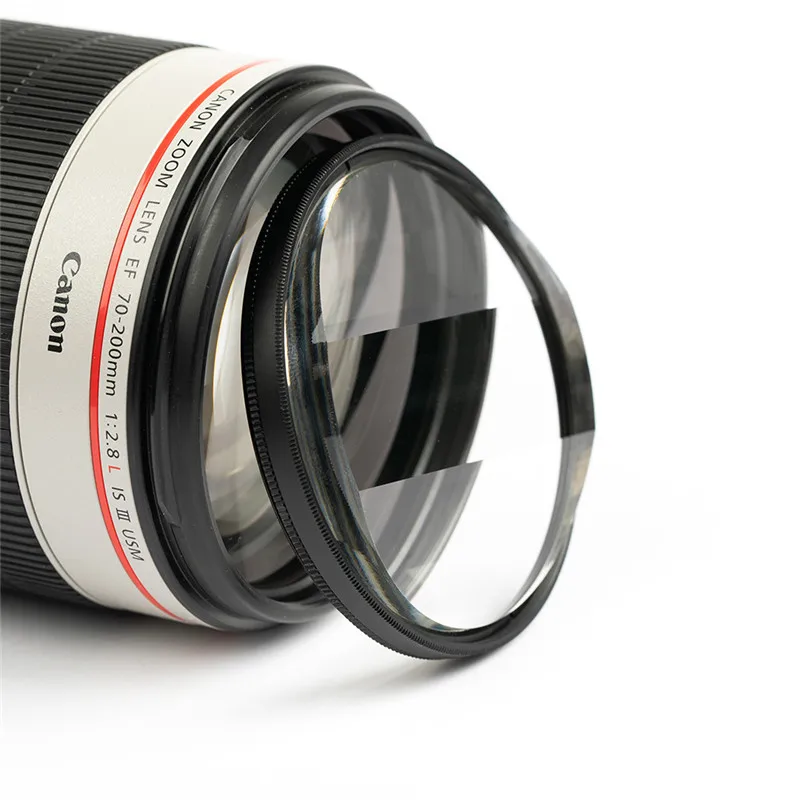 

77mm Linear Prism Filter Linear Three-Division Photography Camera Special Effects Filter Creates Stunning Abstraction Effect