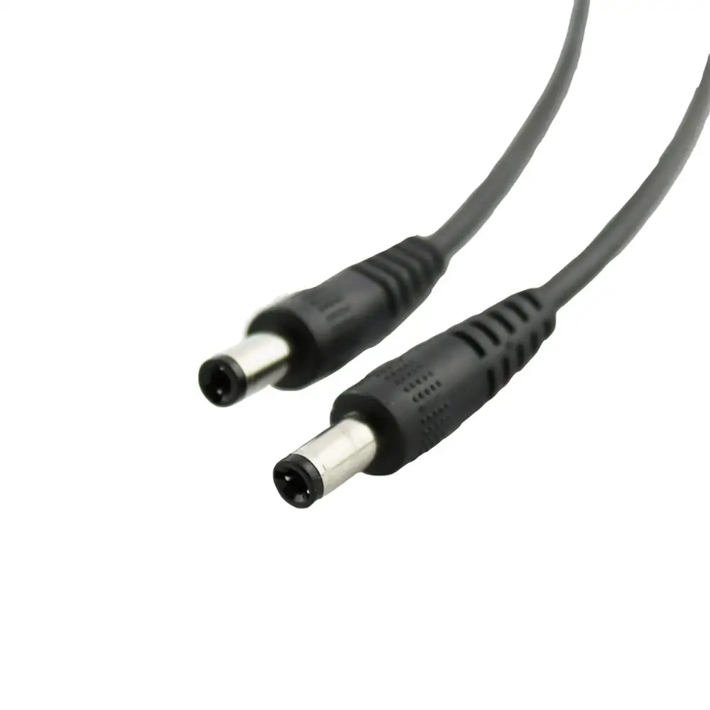 1 كابل تمديد طاقة تيار مستمر ، 5.5 مللي متر × 2.5 مللي متر أنثى إلى مزدوج 5.5 × 2.5 مللي متر ذكر Y ، كابل موصل CCTV 10A 70 سنتيمتر