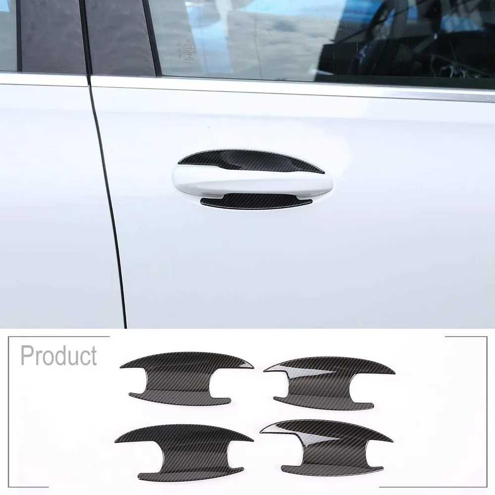 

For Mercedes Benz B Class W247 B200 2020 Year Car ABS Outer Door Handle Bowl Caps Exterior Decoration Accessorie