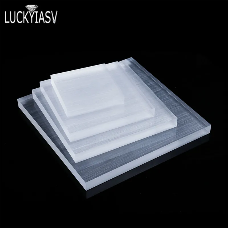 Jewelry Counter Window Prop Display Acrylic Crystal Square Brushed Cosmetics Display Stand Props Plexiglass Jewelry Display