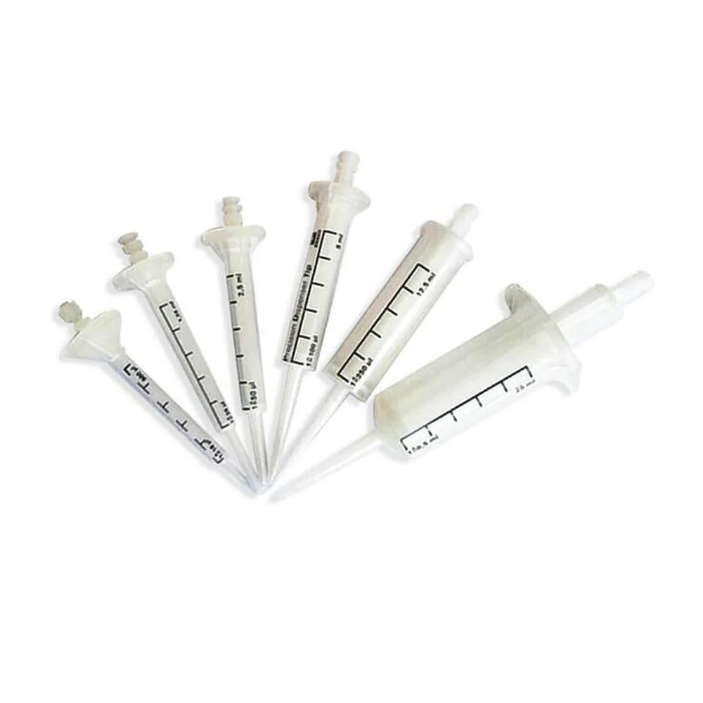 Tips for Dragon StepMate Stepper Adjustable Pipette Repeator Pipettor Dropper Dispense 0.5ml 1.25ml 2.5ml 5ml 12.5ml 25ml 50ml