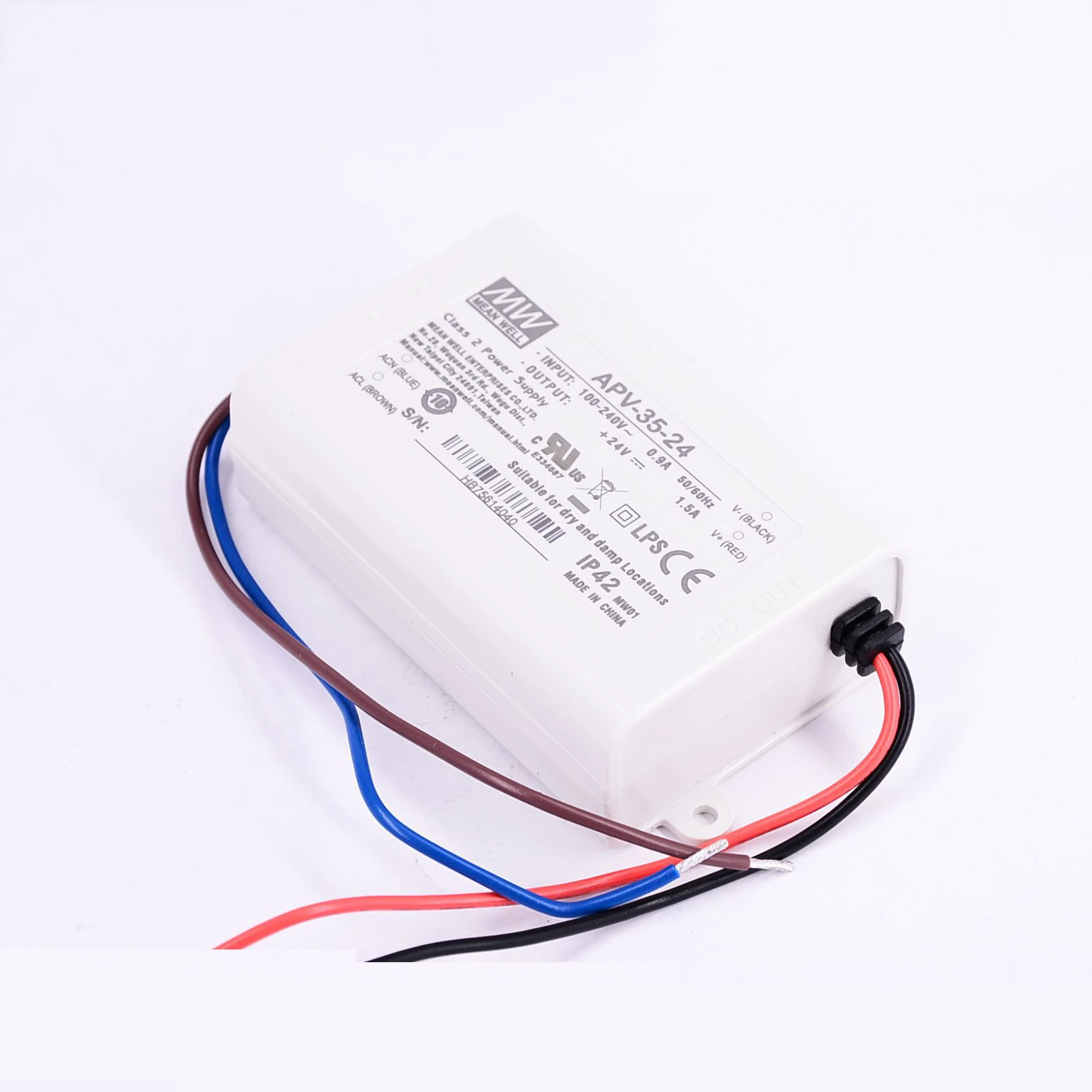 Original Mean Well APV-35-24 meanwell 24V/1.5A Constant Voltage design 36W Single Output LED Switching Power Supply