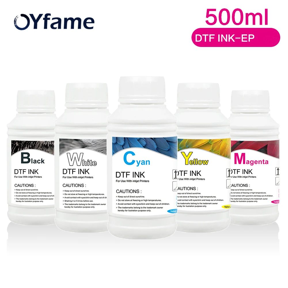 

OYfame 500ML DTF Ink For A3 A4 DTF Printer Directly Transfer Film Printing Machine DTF ink for t shirt printing and transfer