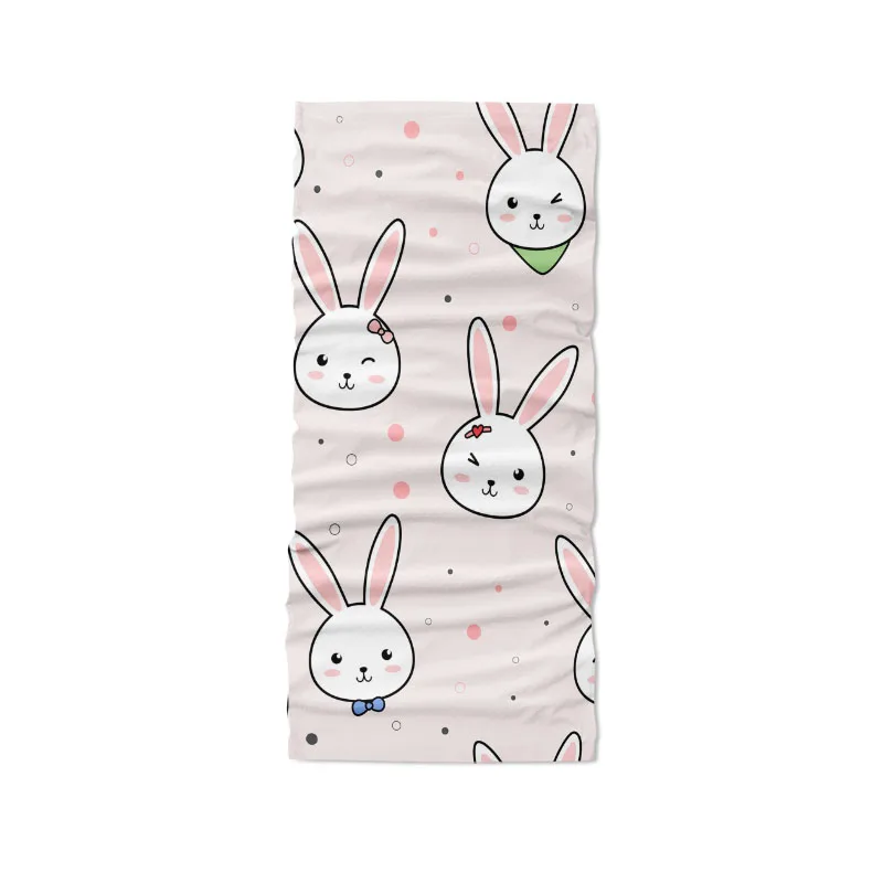Pañuelo para la cabeza para mujer, polaina para el cuello de la serie divertida Animal Pink, tubo para deportes al aire libre, turbante a prueba de