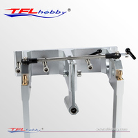 TFL Hobby 140 Aluminum Dual Pickup Rudder fit 6.35mm 1/4 Shaft for 100cm to 130cm RC Gas Boat