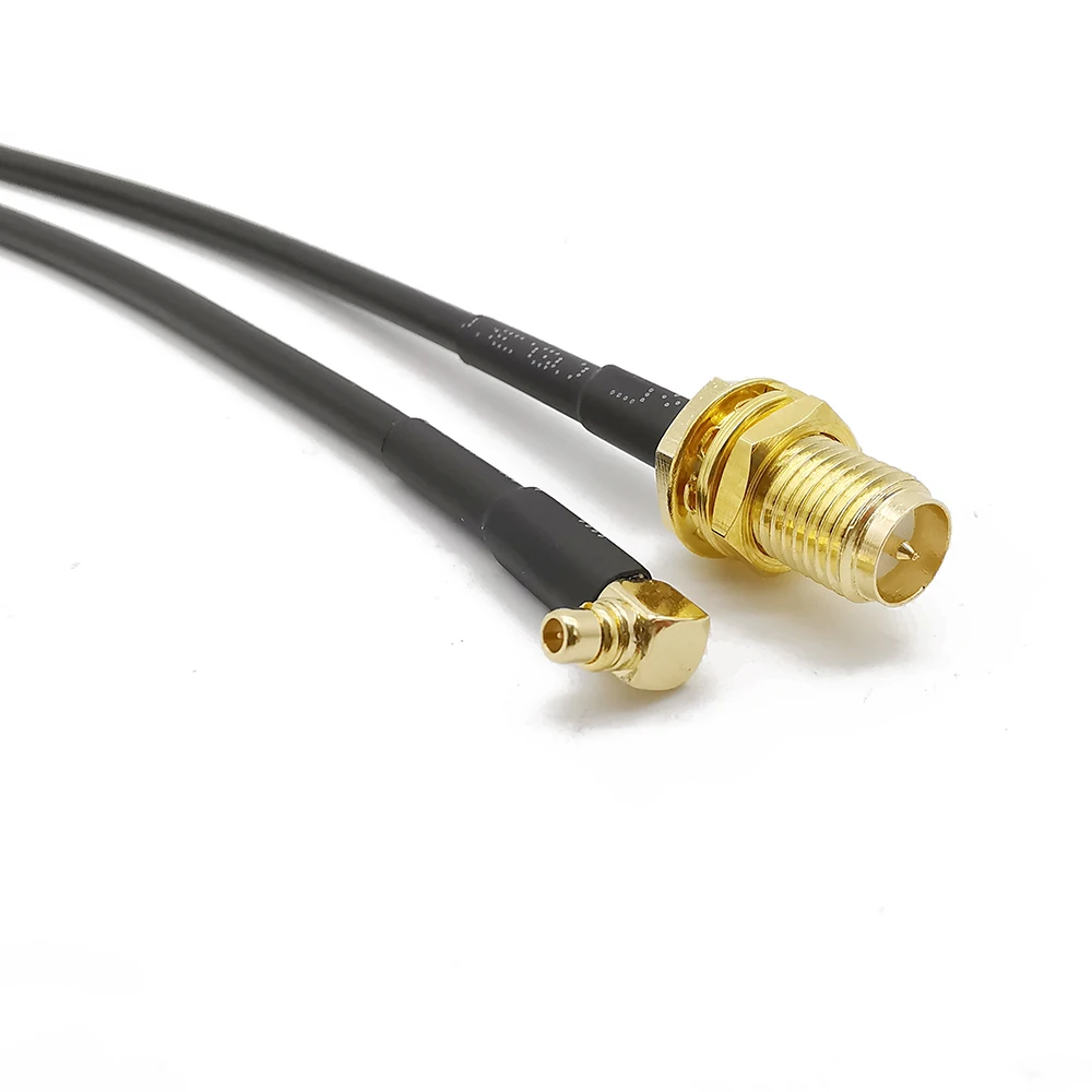 ALLiSHOP 3/6/9M RP SMA female to MMCX male RA RF Jumper pigtail cable RG174 adapter rp-sma mmcx socket brooches