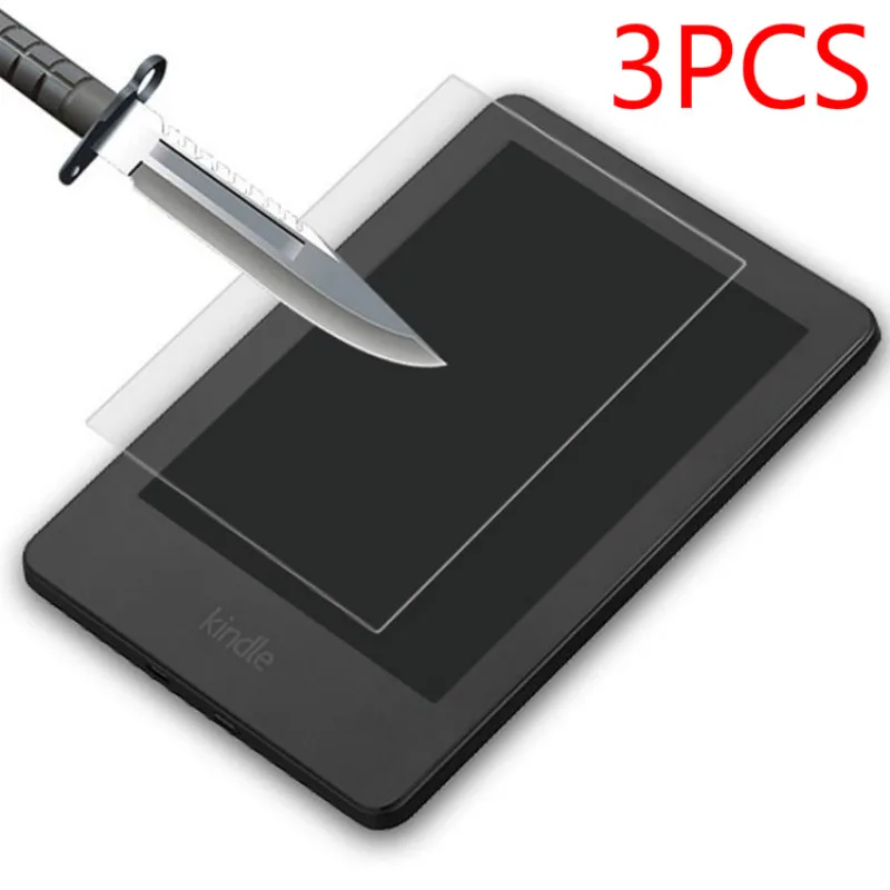 3PCS Tempered Glass Screen Protector Guard for 6'' ereader ebook Tagus Nook Kobo Tolino page vision shine Kindle 6'' protection