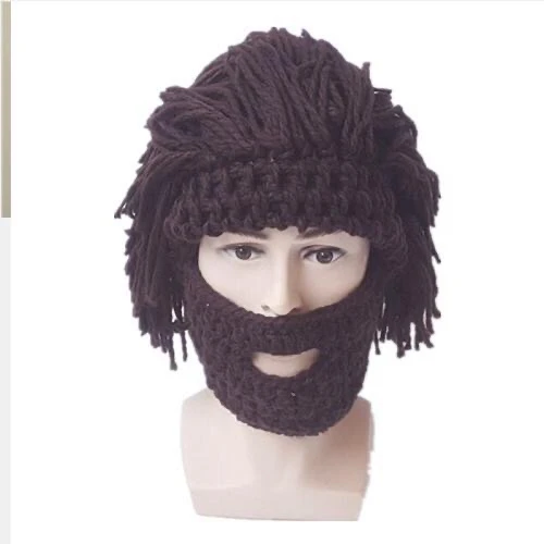 Dirty Braided Hat Funny Creative Wig Hat Headcover  Hat Hip Hop Performance Stage Men  Women Fun Interesting Coffee