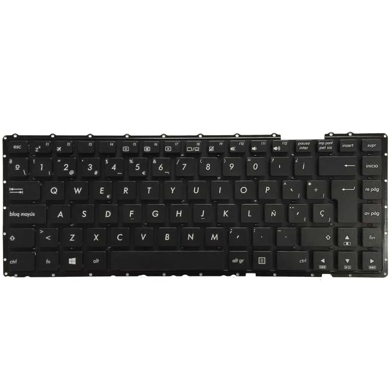 Spanish/Latin laptop keyboard for Asus X451 X451C X451CA X451MA X451MAV A455 A450 X455 X454 R455 A455L F455 X403M W419L SP/LA