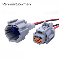 Luces antiniebla automáticas de 2 pines, conector eléctrico impermeable, arnés de cables, enchufe para Nissan PB291-02127 6185-0867, 6188