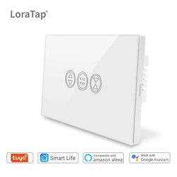 Interruttore per tende WiFi Touch Panel Tuya App telecomando avvolgibile elettrico controllo vocale cieco Google Home Alexa Echo DIY