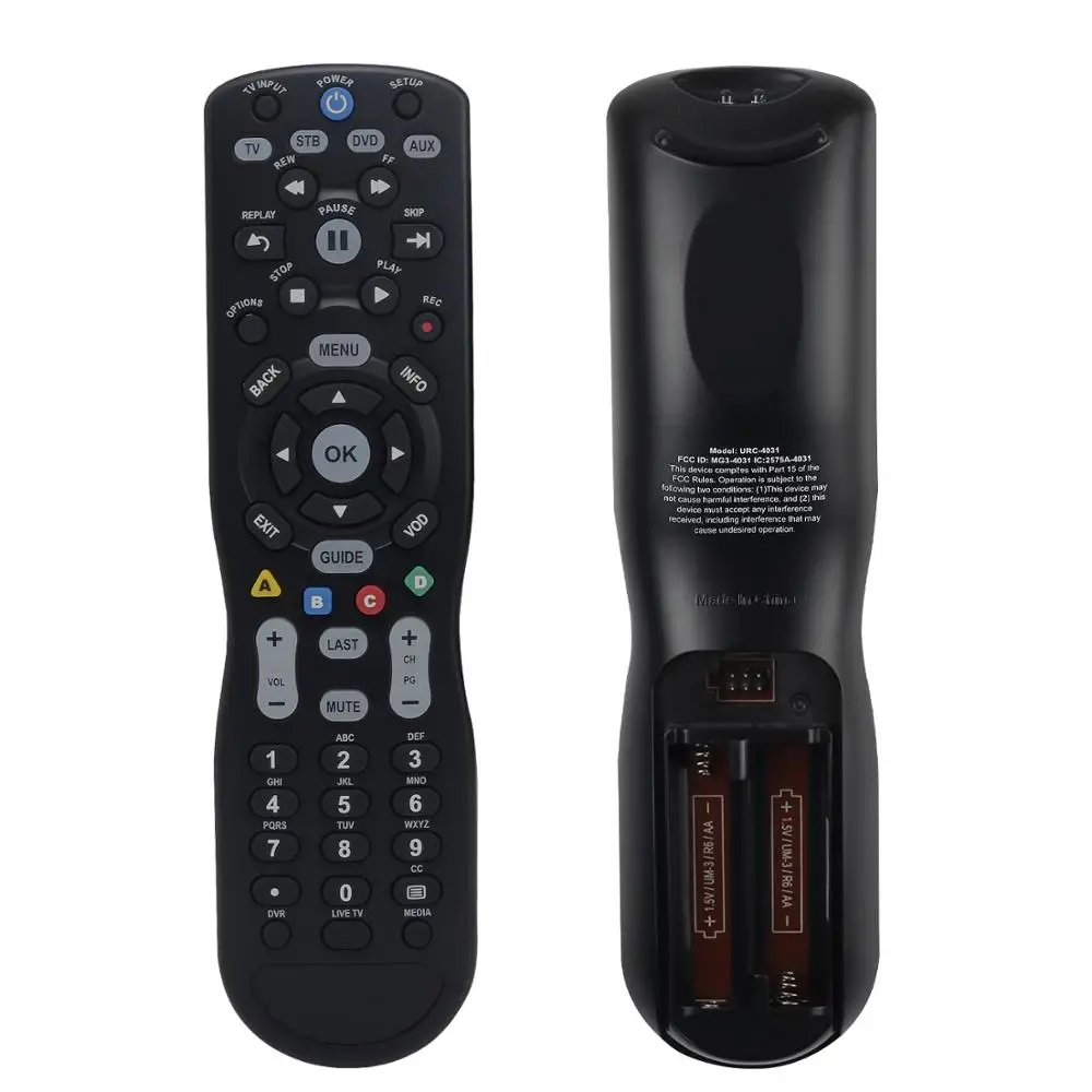 New URC-4031 For Entone Time Warner Cable Set Top Boxes With Tv Dvd Vcr Audio Devices Remote Control