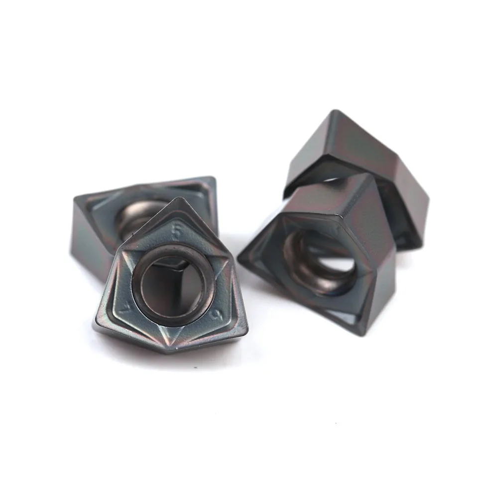 WNMU040408 Gm Hoge-Kwaliteit Dubbelzijdige Zeshoekige Snelle Feed Carbide Draaien Hulpmiddel 100% Originele Authentieke Gehard Staal