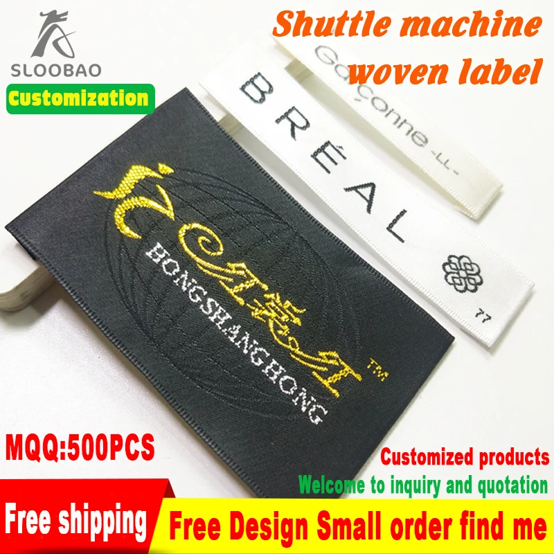 

Grade Wood Spindle Machine BidsTrademark Custom-made Clothing Cloth Crochet Machine Logo Metal Yarn Woven Label Printed Marked