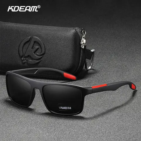 Rectangular Polarized TAC Sunglasses KDEAM