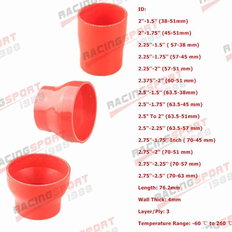 

Силиконовый шланг, интеркулер, впускной турбошланг, Универсальный прямой синий шланг разных размеров